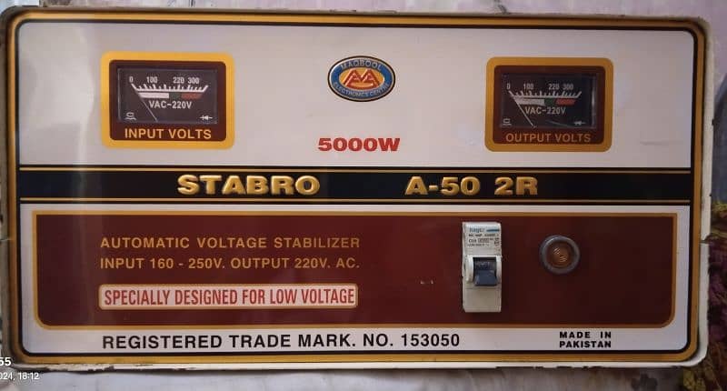 Heavy Duty Stabilizer 5000 Watts 1