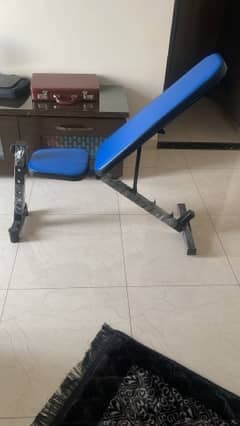 Home used dumbbells and bench for sale