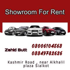 car Showroom for rent