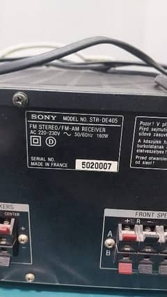 Sony amplifier 405 model 220 watt just like New