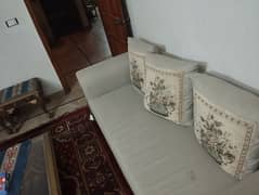 7 seater sofa Almost new & 3 tables