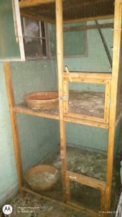 Wooden Hen Cage Good Condition