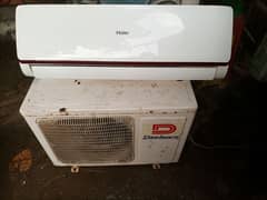 haier split Ac sell. good condition working is good .