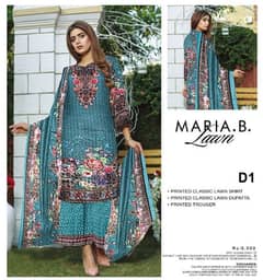 Maria . b. Tropical Lawn / 3 piece dress ! Rs 1300