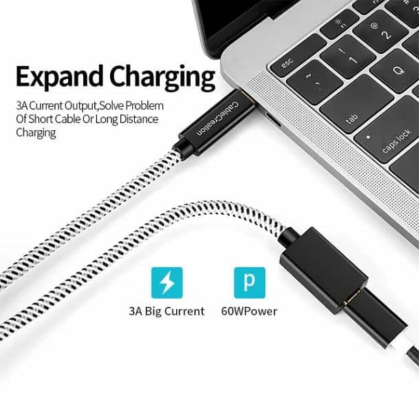 cablecreation full functional type C extension 1