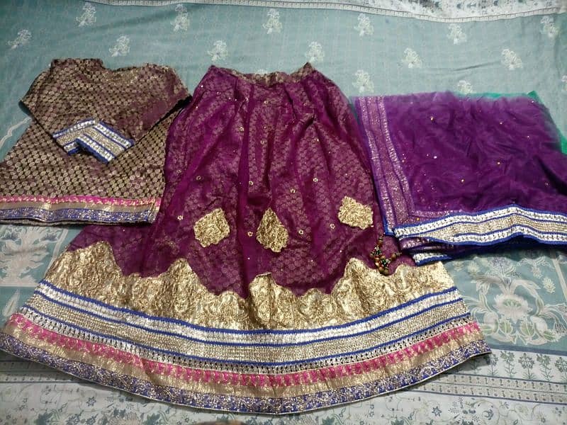 ghair frock, sharara, heavy dresses for Eid and wedding 4