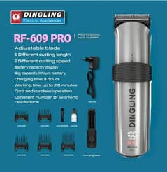 Dingling 609 Pro Beard & Hair Trimmer , Shaver Original ( Brand New) 0