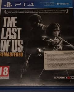 The last of us remastered PS4 game original for sale (10/10 condition)