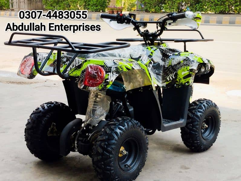 Dubai used quad atv bike  107cc for sale deliver all Pak 14