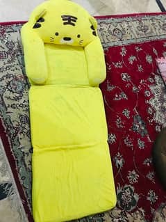 foldable yellow sofa