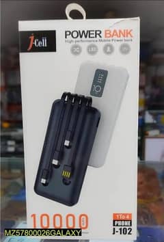 10000mAh mini Power Bank only home delivery 0*3020*4459*36