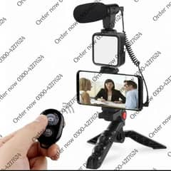 ALL IN ONE Vlogging Kit, Mobile Stand Video Making kit, with trip