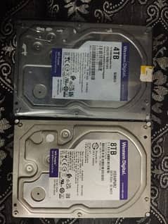 HARD DRIVES AVAILABLE FOR SALE 4TB // 8TB
