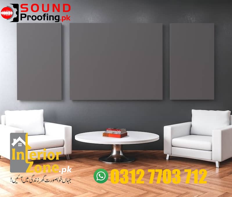 Acoustical Panels, Soundproof, Eco Absorption Panels Podcast Studio 2