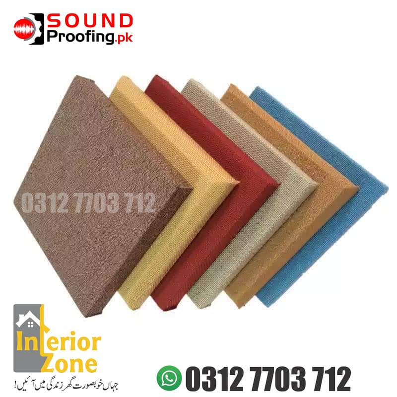 Acoustical Panels, Soundproof, Eco Absorption Panels Podcast Studio 9