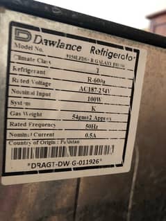 Dawlance Refrigerator 9150 Model