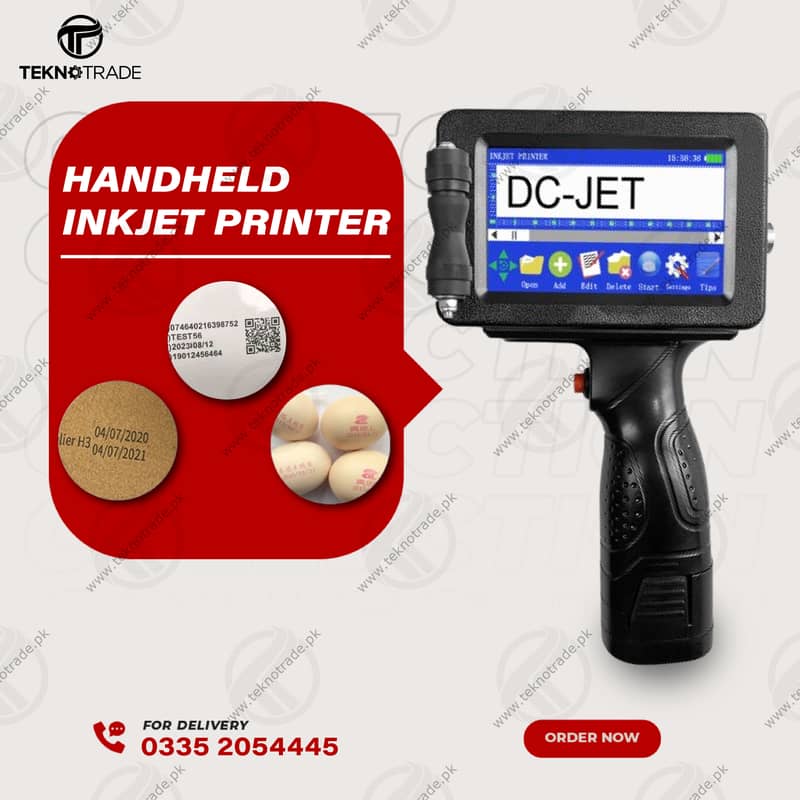 Handheld Ink jet Printer 12.7mm/Tij Printer/Expiry Machine (x) 0