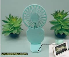 Portable Retractable Fan With Mobile phone Stand