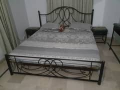 Iron Bedset with dresser and seater