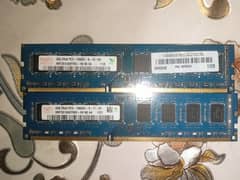 DDR3 RAM for PC 4GB each slot