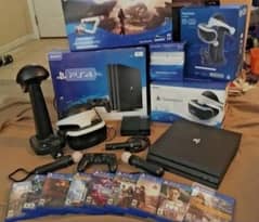 playstation 4 with all accessories