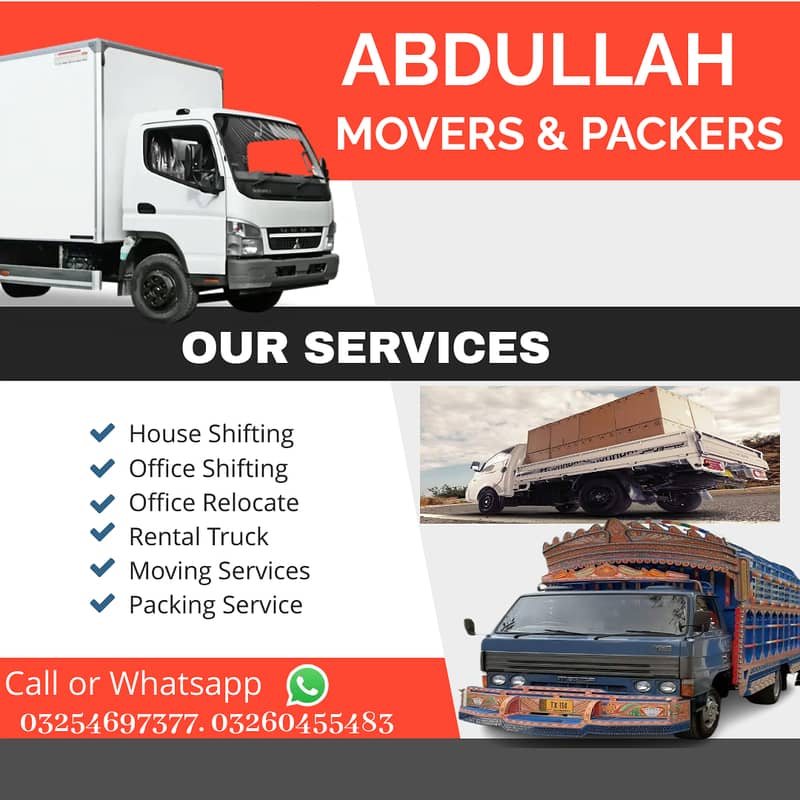 House Shifting - Movers & Packers -Office shifting Container rental 0