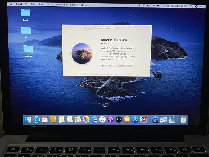 MacBook pro early 2015 13 inch 4