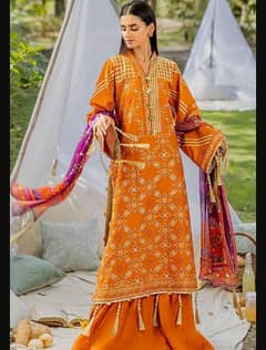 Spn-06-Safwa Spinel 3 PCs women's unstitched embroidered suit