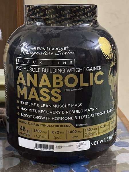 Anabolic Mass Gainer 3kg 0