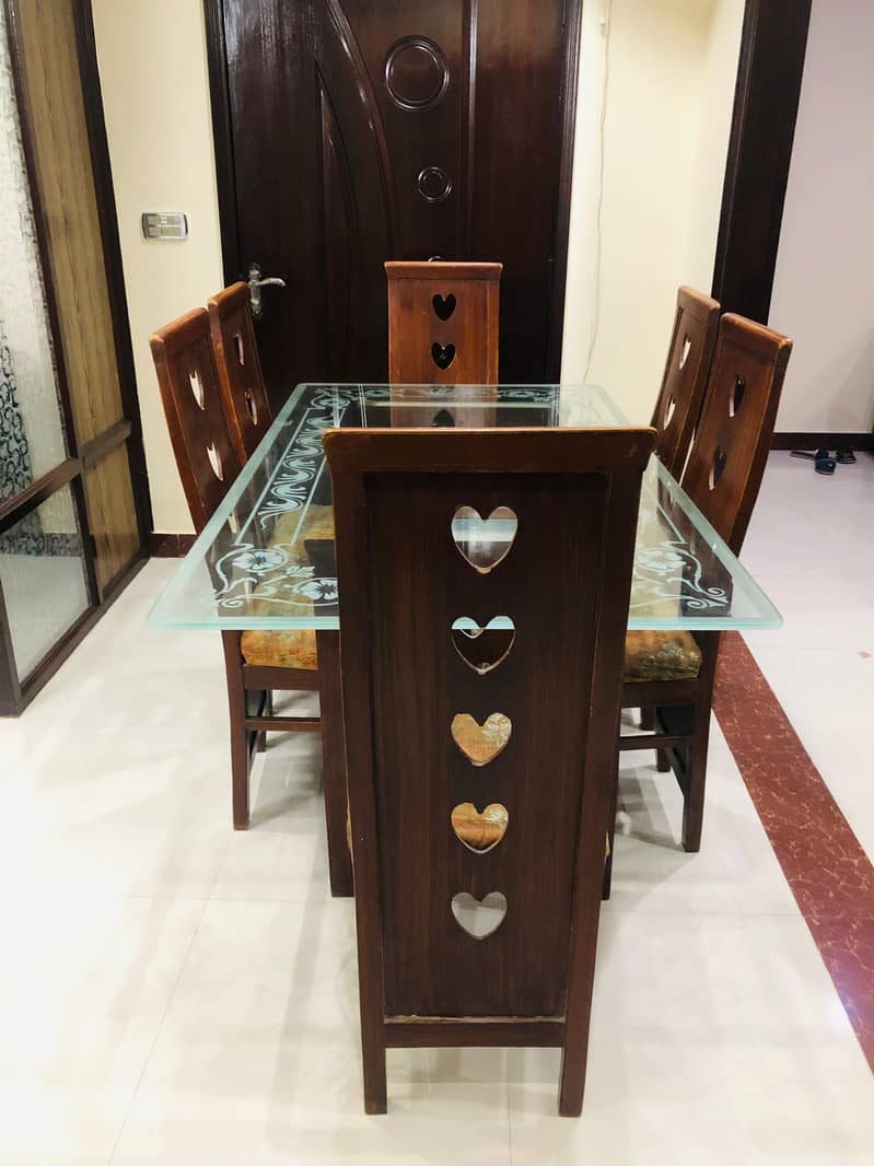 Dining table | dining table with dining chairs | 6 seater dining table 2