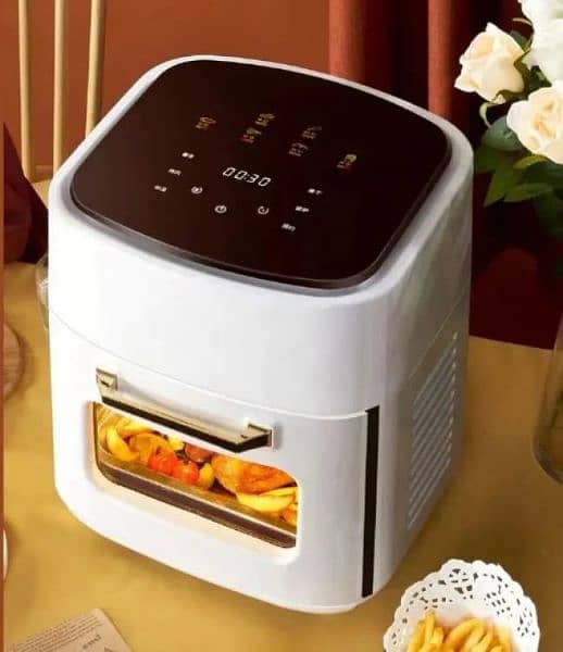 SILVER CREST AIR FRYER NEW 15 LITER LARGE AIRFRYER OVEN TOUCH DISPLAY 9