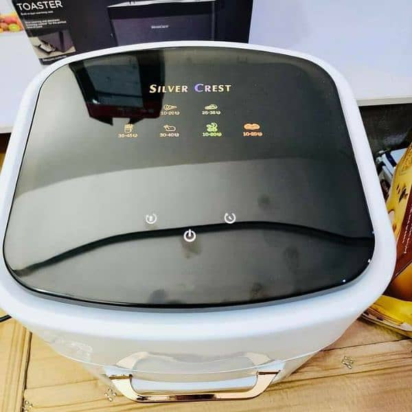 SILVER CREST AIR FRYER NEW 15 LITER LARGE AIRFRYER OVEN TOUCH DISPLAY 12