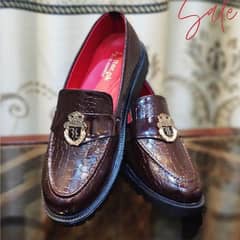 Men's Patent Dress Shoe Brown