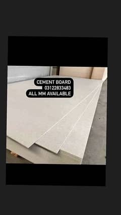 cement board sheets all mm available