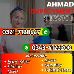 Patient Care Maid Service Home Servant Baby Sitter Domestic Staff Fili