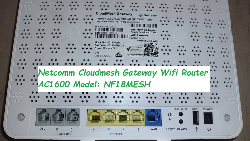 netcomm wifi router ac1600mbps 1