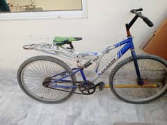 Safari classic Ranger biyecycle blue and silver  colour