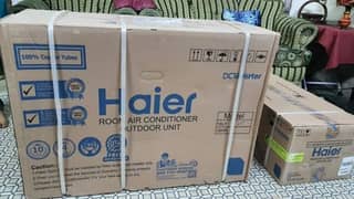 New box pack Haier ka Dc inverter ha urgent sale  krna ha