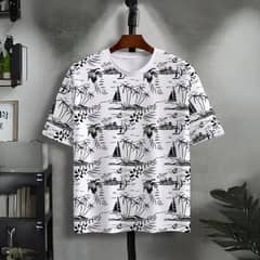 Garments New Half Sleeve Printed and Soft 100% Cotton Summer Tshirt