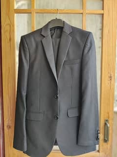 2 piece suit jet black