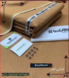 •  Fabric: Khaddar
•  Cuttings: 4 Meter Standard
•  1+3
