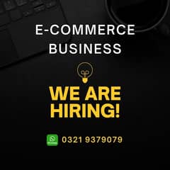 We are hiring freshers and experienced for E commerce business
