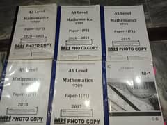 Mathematics A levels past papers