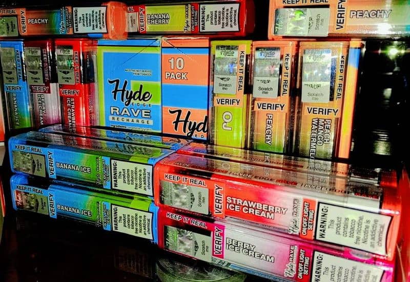 HYDE RAVE 4000PUFF VAPES PODS DISPOSABLE 4