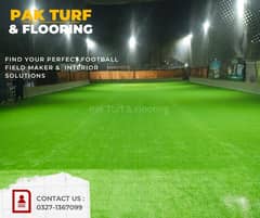 Football Artificial Grass Field Maker - Astro Turf Outdoor Floor Garss