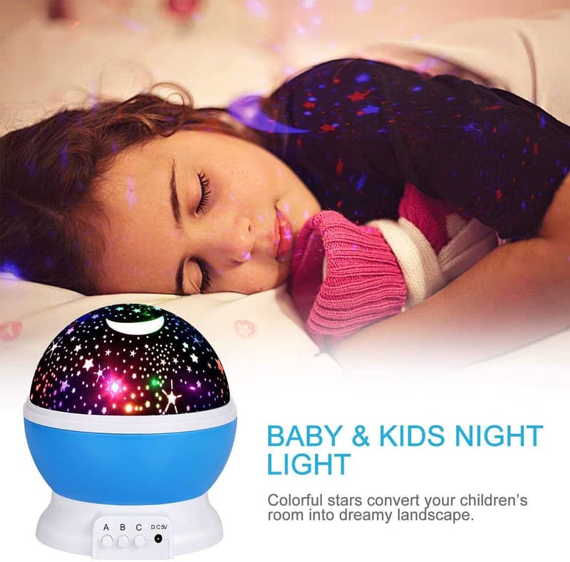 Kids Starry Light Planetarium Projection Sky Moon Lamp Birthday gift 14