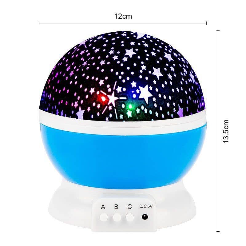 Kids Starry Light Planetarium Projection Sky Moon Lamp Birthday gift 17