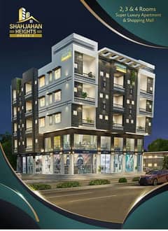 2 Bed Apartment For Sale In Shahjahan HEIGHTS Phase 2 In Falak Naz Dreams Memon Goth Malir