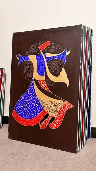 ( Oil Paint ) Sufi Art by Mufti Maaz 1