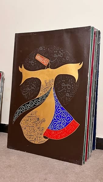 ( Oil Paint ) Sufi Art by Mufti Maaz 2